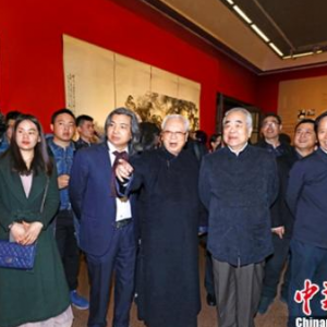 歐豪年八十回顧展在中國美術(shù)館開幕