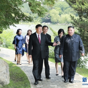 習(xí)近平會(huì)見朝鮮勞動(dòng)黨委員長、國務(wù)委員會(huì)委員長金正恩