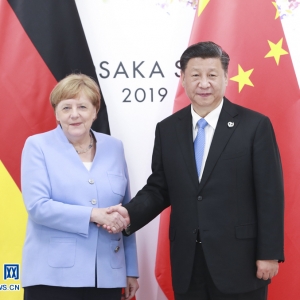 習(xí)近平會(huì)見德國(guó)總理默克爾