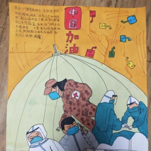 小記者繪畫(huà)作品