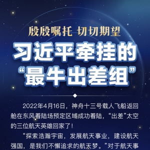 英雄歸來丨殷殷囑托 切切期望 習近平牽掛的“最牛出差組”