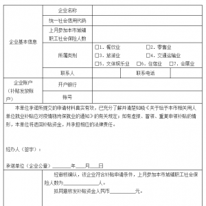 上海市人力資源和社會保障局 上海市財政局 上海市商務委員會 上海市教育委員會 上海市交通委員會 上海市文化和旅游局關于給予本市相關用人單位就業補貼應對疫情穩崗保就業的通知 ...