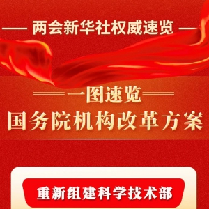 重磅！一圖速覽國務(wù)院機(jī)構(gòu)改革方案